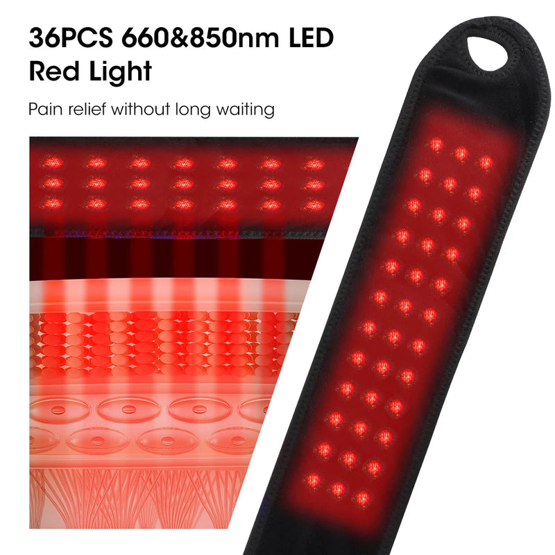 Red Light Therapy Wristband Infrared Massage Belt Ankle Massager Wrist Wraps Support Brace Relieve Tenosynovitis Muscle Strain