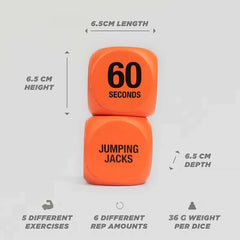 FitDice | Fun Fitness Dice for HIIT, Home & Gym Workouts – Switch Up Training Routines
