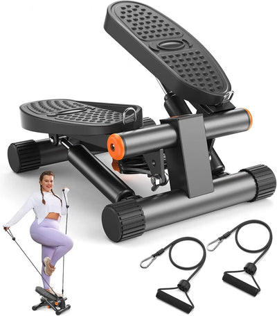 Nice Day Power Step Pro Mini Stair Stepper with Resistance Band - 300lbs