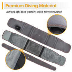Electric Heating Waist Massager Vibration Hot Compress Lumbar Brace Belt Waist Massage Back Support Relax Blood Circulation