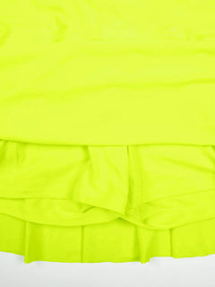 FlexFit Women's Tennis Skirt with Pockets | Crossover High-Waisted 2-in-1 Athletic Golf Skort for Running & Workouts