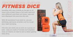 FitDice | Fun Fitness Dice for HIIT, Home & Gym Workouts – Switch Up Training Routines
