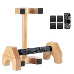 WoodCore Wooden Push-Up Bars | Durable Push-Up Stands for Gym, Handstand, and Body Building Training | Fitness Parallel Bars