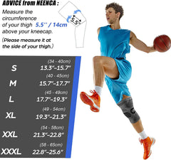 Neenca Pro Flex Knee Brace Compression Sleeve | Support for Pain Relief, Running, Workouts, Arthritis & Joint Recovery