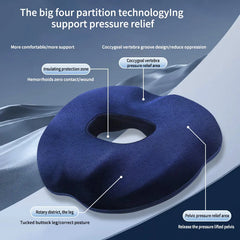 ComfortRing Orthopedic Donut Pillow - Postpartum, Tailbone, Prostate Relief