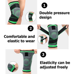 FlexGuard Pro Knee Pads | Pressurized Elastic Kneepad Support for Sports, Fitness & Joint Protection – Ideal for Basketball, Volleyball, Arthritis Relief