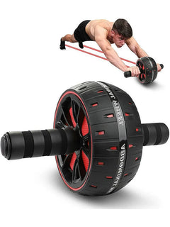 Ultra-Wide Ab Roller for Abdominal & Core Strength Training