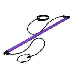 CoreFlex Fitness Yoga Pilates Bar with Resistance Bands | Portable Home Gym Trainer for Full Body Workout, CrossFit & Strength Training