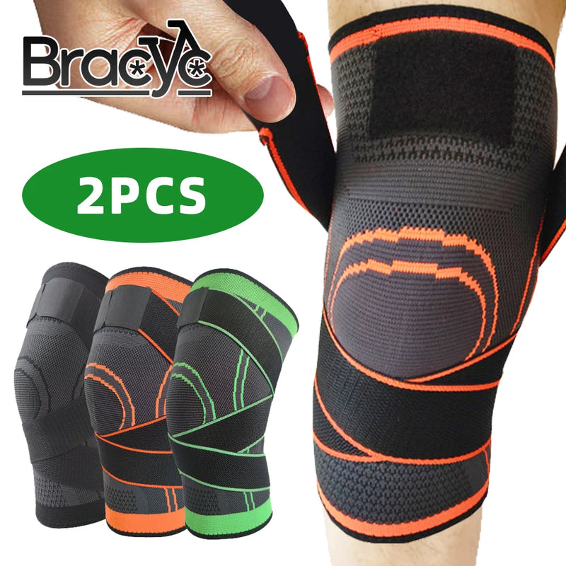 FlexGuard Pro Knee Pads | Pressurized Elastic Kneepad Support for Sports, Fitness & Joint Protection – Ideal for Basketball, Volleyball, Arthritis Relief