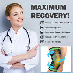 FlexGuard Pro Knee Pads | Pressurized Elastic Kneepad Support for Sports, Fitness & Joint Protection – Ideal for Basketball, Volleyball, Arthritis Relief