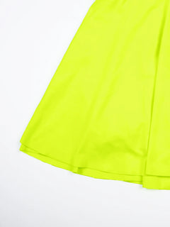 FlexFit Women's Tennis Skirt with Pockets | Crossover High-Waisted 2-in-1 Athletic Golf Skort for Running & Workouts