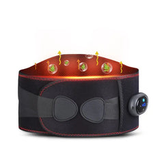 1pc Waist Massager, Electric Lumbar Heating Belt, Multi-gear Adjustment, Portable Heat Massage Waist Brace, Waist Support Belt F