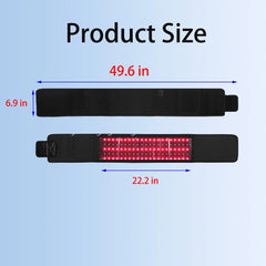 Laser Lipo Belt | Heating Belt with Red Light Therapy for Pain Relief, Fat Loss, and Skin Repair