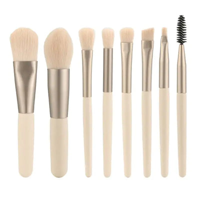 8 Piece Makeup Brushes Set