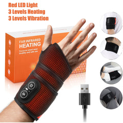 Red Light Therapy Wristband Infrared Massage Belt Ankle Massager Wrist Wraps Support Brace Relieve Tenosynovitis Muscle Strain